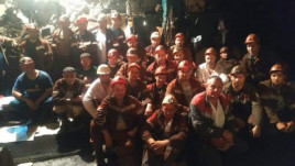 В Кривом Роге продолжается подземная забастовка шахтеров