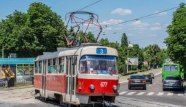 В Каменском трамвай маршрута №3 временно приостановит свою работу