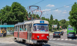 В четверг, 17 декабря, в Каменском временно прекратит работу трамвай № 3