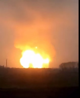 В Полтавской области произошел взрыв на газопроводе  Уренгой-Помары-Ужгород