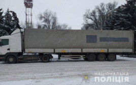 В Новомосковске задержали грузовик с незаконно спиленными акациями