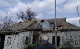 На Днепропетровщине сгорел дом, погиб хозяин