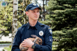 В Днепре живет кролик-полицейский