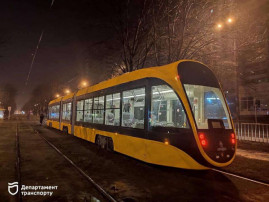 Официально: на дороги Днепра выйдут новейшие трехсекционные трамваи