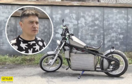 Житель Днепра создал уникальный электробайк: может проехать на одном заряде 320 км