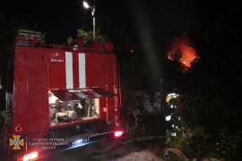 Под Днепром на пожаре погибла пенсионерка Под Днепром на пожаре погибла пенсионерка