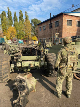 На Днепропетровщине СБУ раскрыла схему присвоения бюджетных средств на ремонте боевой техники
