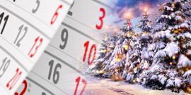 Новый год и Рождество 2022: сколько выходных в январе