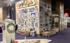 В Музее истории Каменского открылась выставка детского творчества «Зима-волшебница»