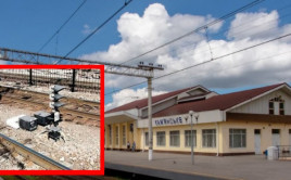 В Каменском в металлолом сдали детали железной дороги В Каменском в металлолом сдали детали железной дороги