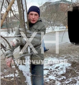 На Дніпропетровщині чергового мародера прив’язали до стовба На Дніпропетровщині чергового мародера прив’язали до стовба