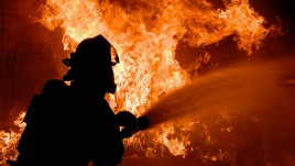 В Днепре на пожаре погибли двое мужчин В Днепре на пожаре погибли двое мужчин