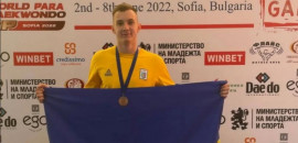 Тхэквондист из Каменского завоевал бронзу на престижном турнире в Болгарии
