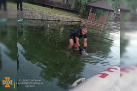 У Дніпрі на набережній із води дістали тіло чоловіка