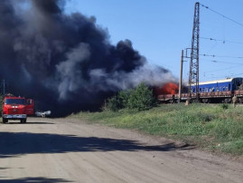 Удар по потягу в Чаплине: відкрито кримінальну справу (Фото наслідків) Удар по потягу в Чаплине: відкрито кримінальну справу (Фото наслідків)
