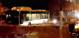 Після сильної зливи на День міста Кам’янське пішло під воду Після сильної зливи на День міста Кам’янське пішло під воду