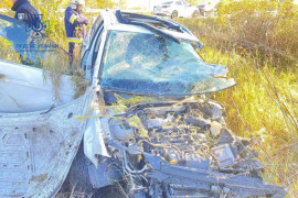 В Дніпропетровській області на трасі зіштовхнулися Mitsubishi та Volkswagen: загинули 2 водія та постраждало 3 пасажира