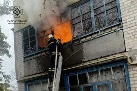 У Кам'янському районі палала житлова п'ятиповерхівка У Кам'янському районі палала житлова п'ятиповерхівка