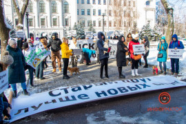 «Друзья не продаются»: в Днепре прошел митинг в защиту животных