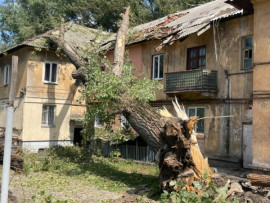 В Кам’янському продовжують прибирати повалені буревієм дерева та ремонтувати пошкоджені покрівлі В Кам’янському продовжують прибирати повалені буревієм дерева та ремонтувати пошкоджені покрівлі