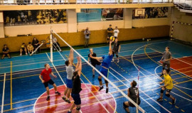 Збірна команда Кам’янського поступилась дніпрянам у змаганнях між студентськими волейбольними командами