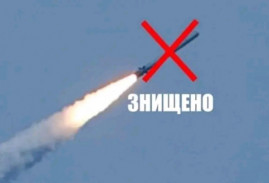 Над Дніпропетровщиною збито ворожу ракету Над Дніпропетровщиною збито ворожу ракету