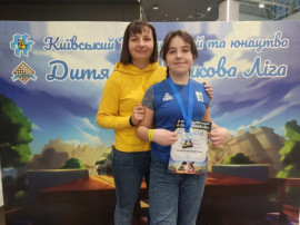 Кам’янська шашкістка стала призеркою “Дитячої шашкової ліги”