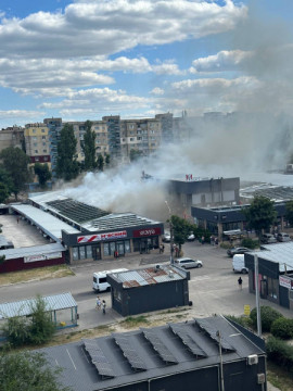 У Кам’янському на Лівобережжі сталася пожежа